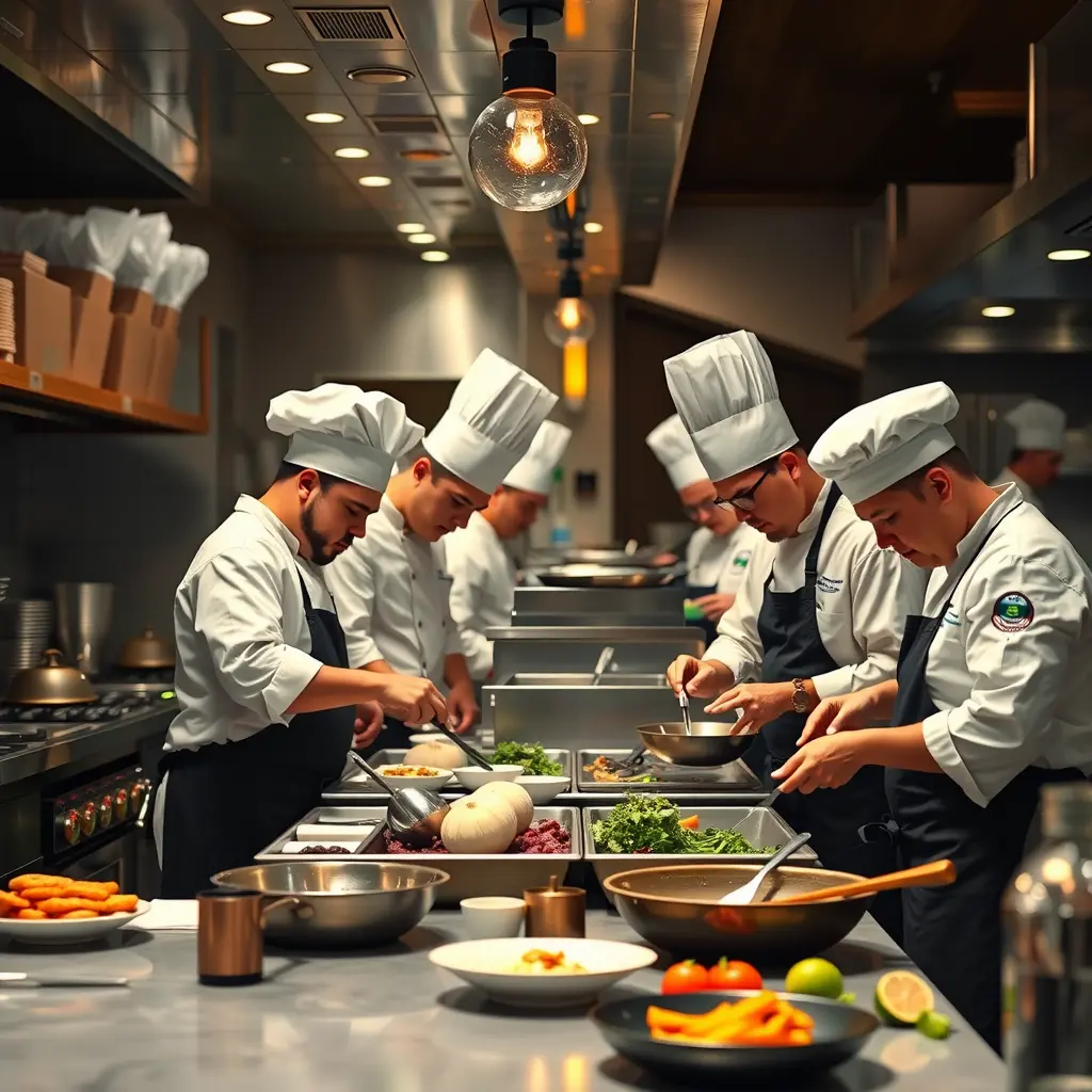 Restaurant interior ambiance