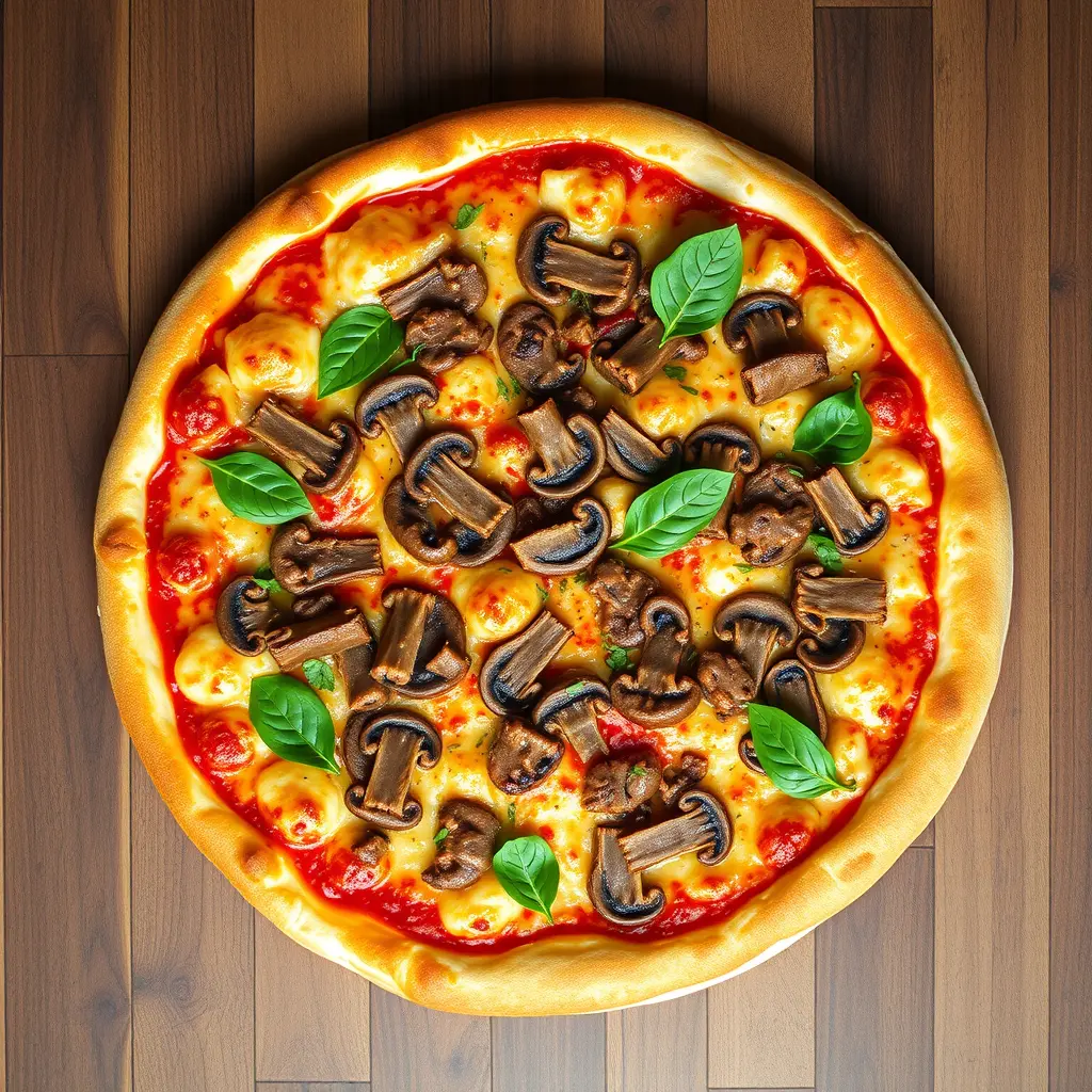 Assortment of pizzas